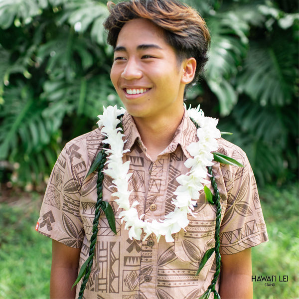 Hanalei Lei Set (White) - Hawai'i Lei Stand - Lei Shipping