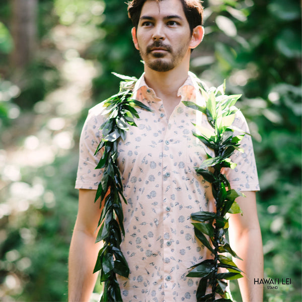 Double Ti Leaf, Maile Style Lei Shipping And Delivery From Honolulu Hawaii