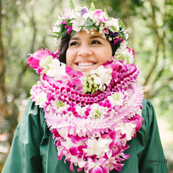 Ali‘i Graduation Lei Set C Lei Shipping And Delivery From Honolulu Hawaii