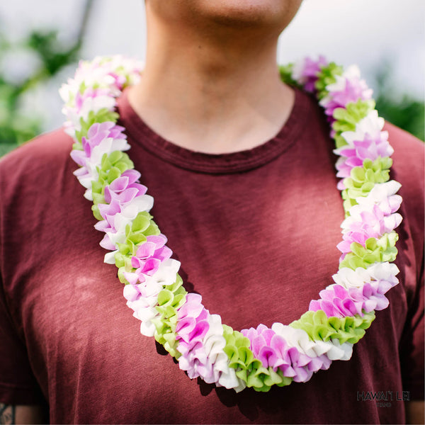Spiral Orchid Lei (Multi-Color) Hawaii Lei Stand Lei Shipping & Delivery