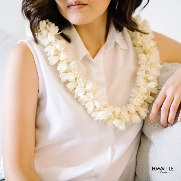 Double Tuberose Lei - Hawai'i Lei Stand - Lei Shipping