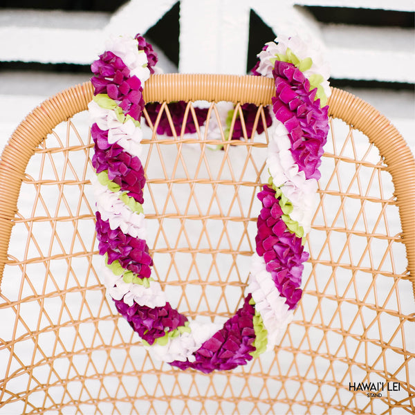 Spiral Orchid Lei (Multi-Color) Hawaii Lei Stand Lei Shipping & Delivery
