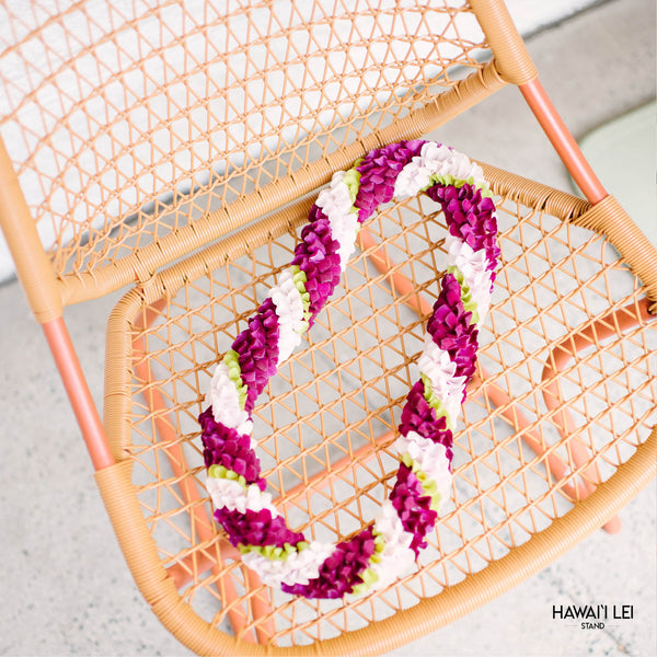 Spiral Orchid Lei (Multi-Color) Hawaii Lei Stand Lei Shipping & Delivery