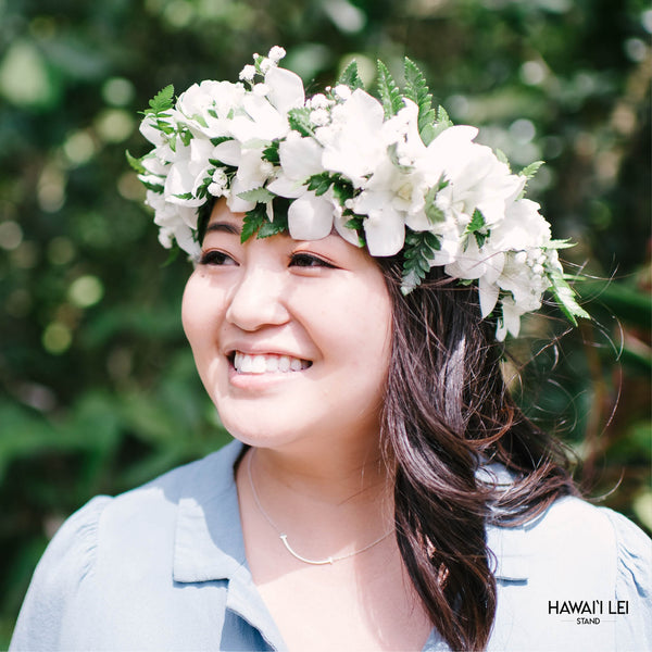 Haku Lei (White) - Hawai'i Lei Stand - Lei Shipping
