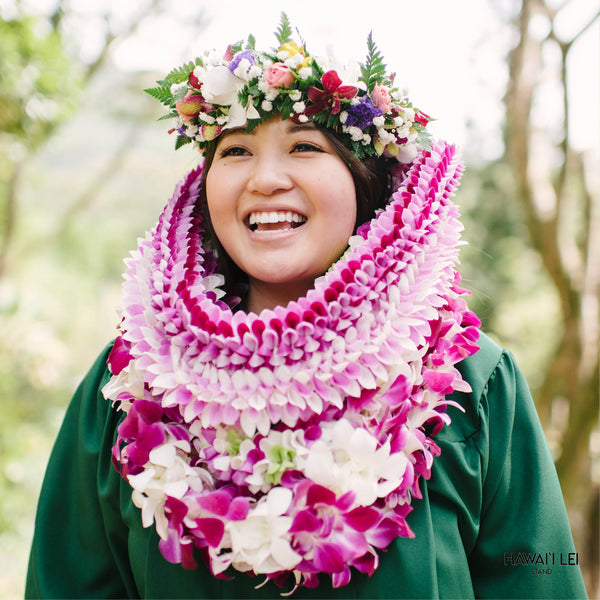 Ali‘i Graduation Lei Set B - Hawaii Lei Stand