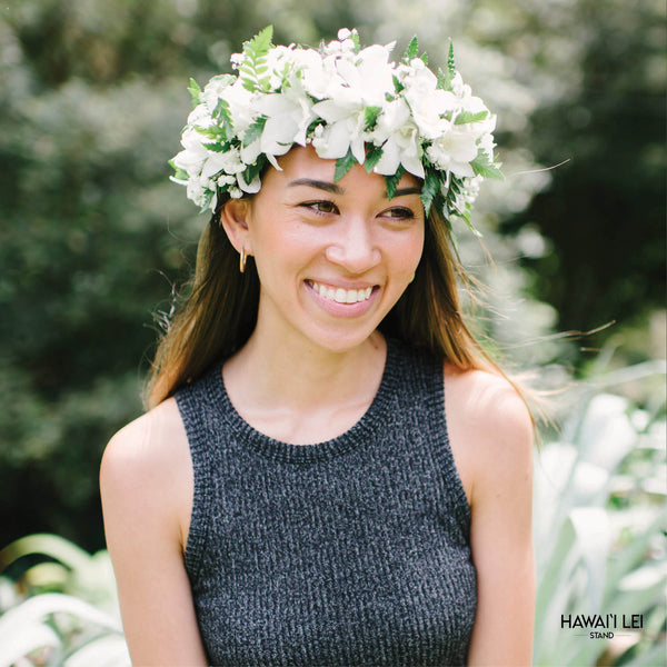 Haku Lei (White) - Hawai'i Lei Stand - Lei Shipping