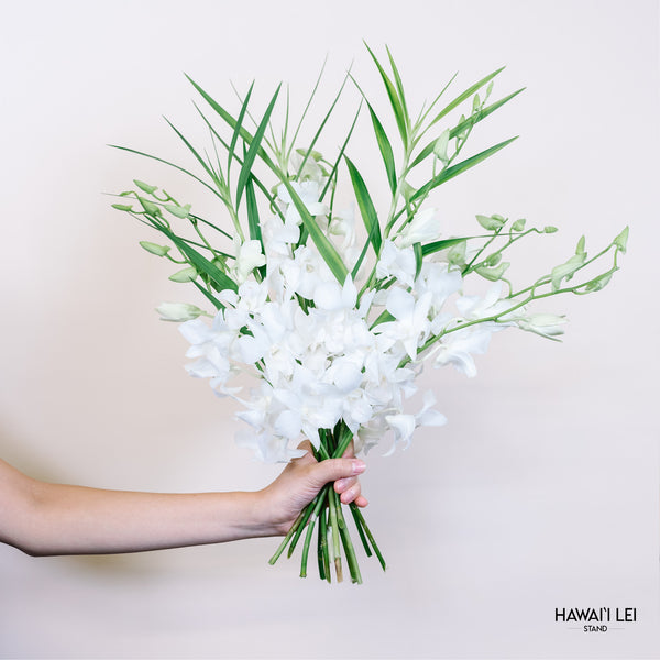 The Dendrobium Orchid Bouquet - Hawai'i Lei Stand - Lei Shipping