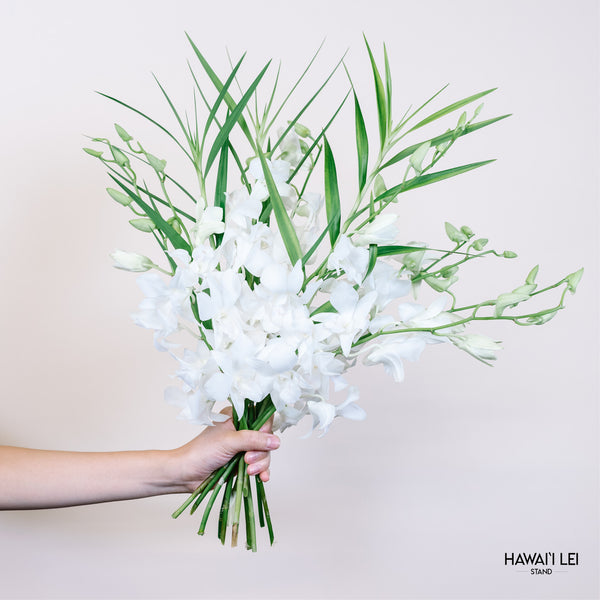 The Dendrobium Orchid Bouquet - Hawai'i Lei Stand - Lei Shipping