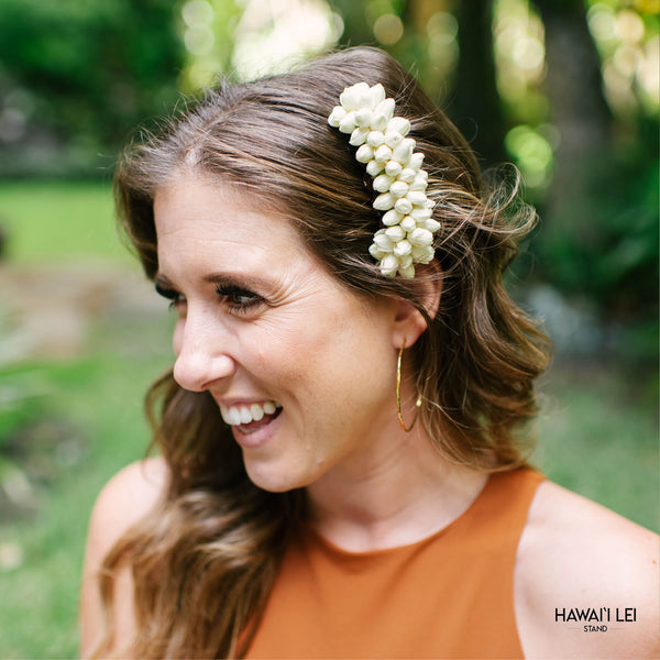 Pikake Hair Comb - Hawai'i Lei Stand - Lei Shipping