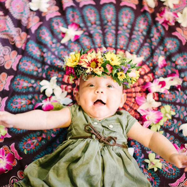 Keiki (Child) Haku (Seasonal Colors Vary) - Hawai'i Lei Stand - Lei Shipping