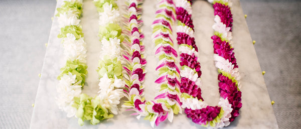 Hawaiian Wedding Lei - for reception and ceremony shipped nationwide. Hawaii Lei Stand