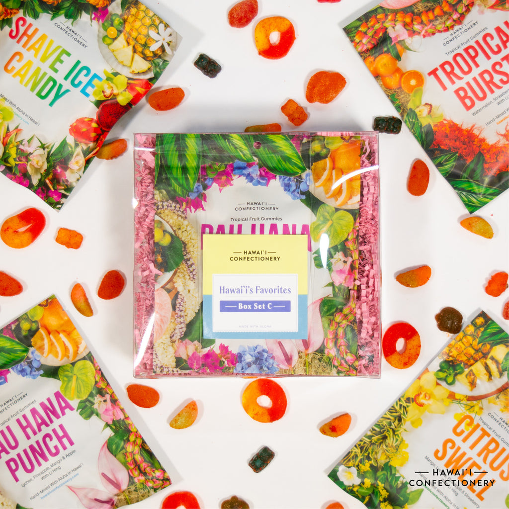 Confectionery Gift Box - Nationwide Shipping with Lei and Flowers
