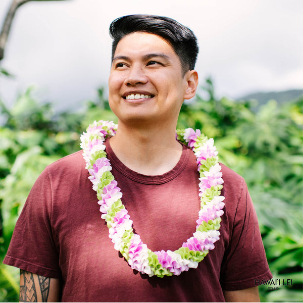 Spiral Orchid Lei (Multi-Color) Hawaii Lei Stand Lei Shipping & Delivery