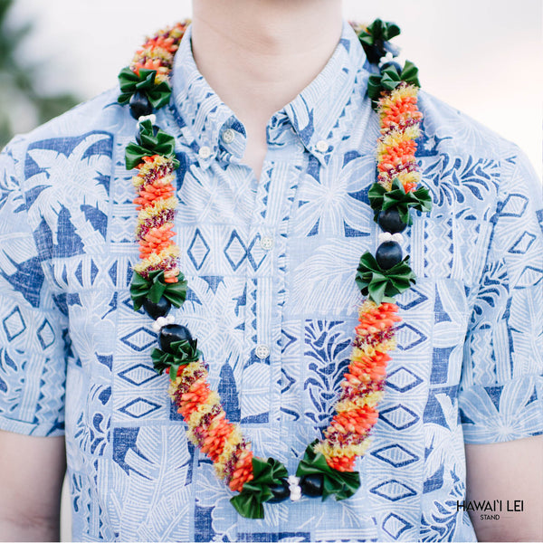 Cigar and Kukui Nut Lei - Hawai'i Lei Stand - Lei Shipping
