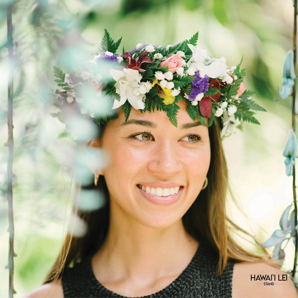 Signature Haku Lei (Seasonal Mix) -  Hawai'i Lei Stand - Lei Shipping