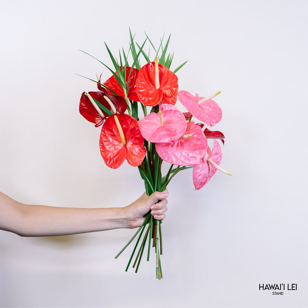 hawaiian anthurium The Anthurium Bouquet (Seasonal Colors Vary) (Unavailable: May 11