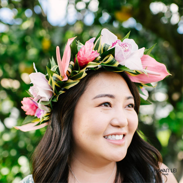 Signature Haku Lei (Tropical) -  Hawai'i Lei Stand - Lei Shipping