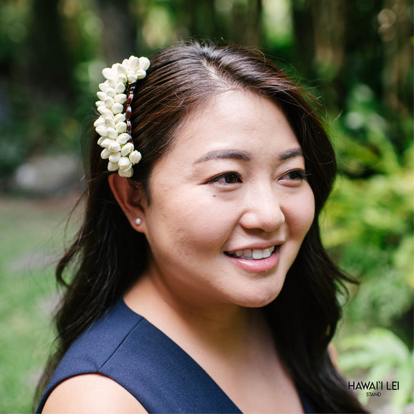 Pikake Hair Comb - Hawai'i Lei Stand - Lei Shipping
