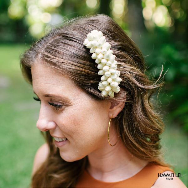 Pikake Hair Comb - Hawai'i Lei Stand - Lei Shipping
